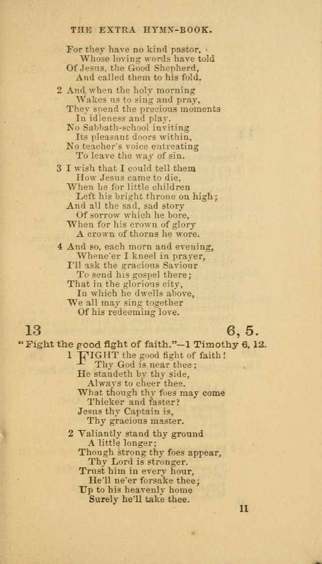 The Extra Hymn Book page 11