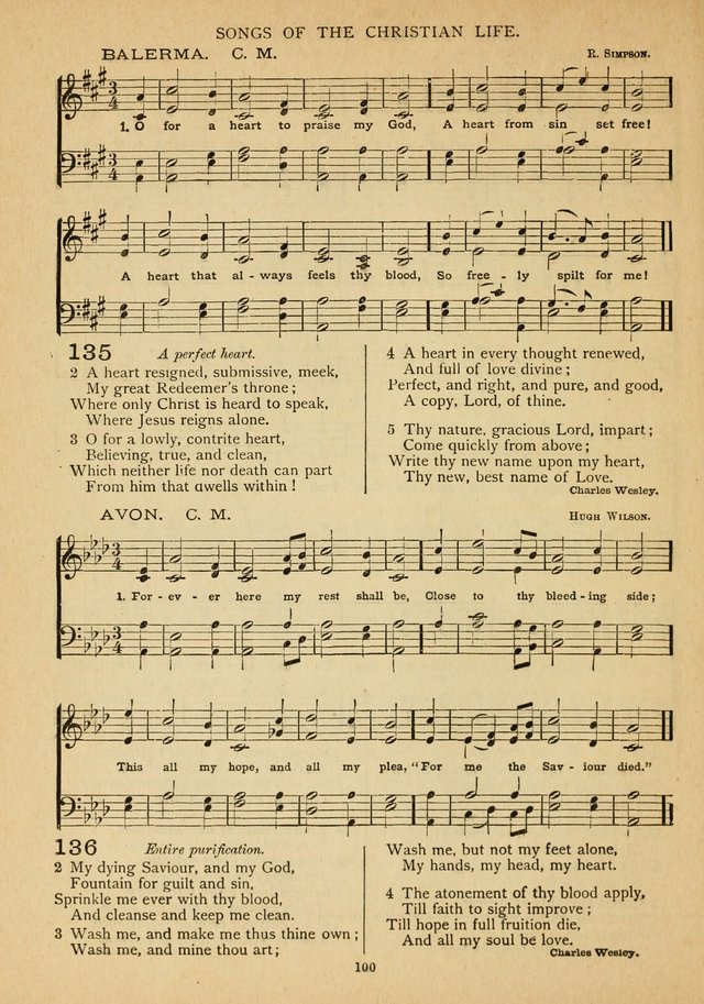 The Epworth Hymnal: containing standard hymns of the Church, songs for the Sunday-School, songs for social services, songs for the home circle, songs for special occasions page 105