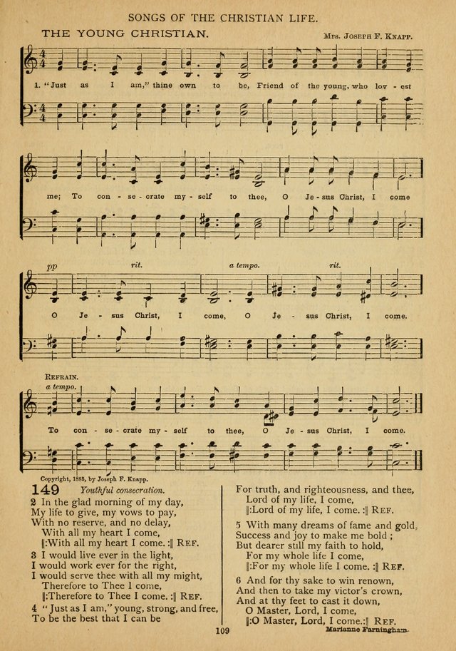 The Epworth Hymnal: containing standard hymns of the Church, songs for the Sunday-School, songs for social services, songs for the home circle, songs for special occasions page 114