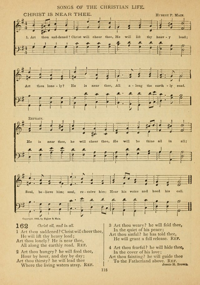 The Epworth Hymnal: containing standard hymns of the Church, songs for the Sunday-School, songs for social services, songs for the home circle, songs for special occasions page 123