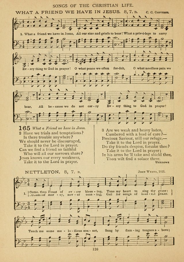 The Epworth Hymnal: containing standard hymns of the Church, songs for the Sunday-School, songs for social services, songs for the home circle, songs for special occasions page 125