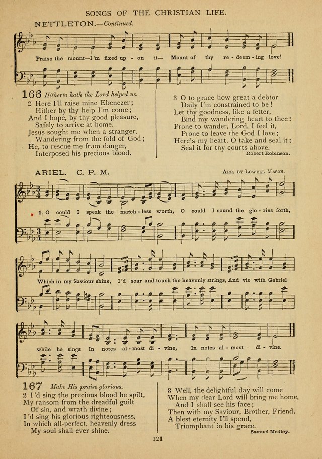 The Epworth Hymnal: containing standard hymns of the Church, songs for the Sunday-School, songs for social services, songs for the home circle, songs for special occasions page 126