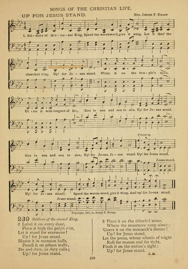 The Epworth Hymnal: containing standard hymns of the Church, songs for the Sunday-School, songs for social services, songs for the home circle, songs for special occasions page 174