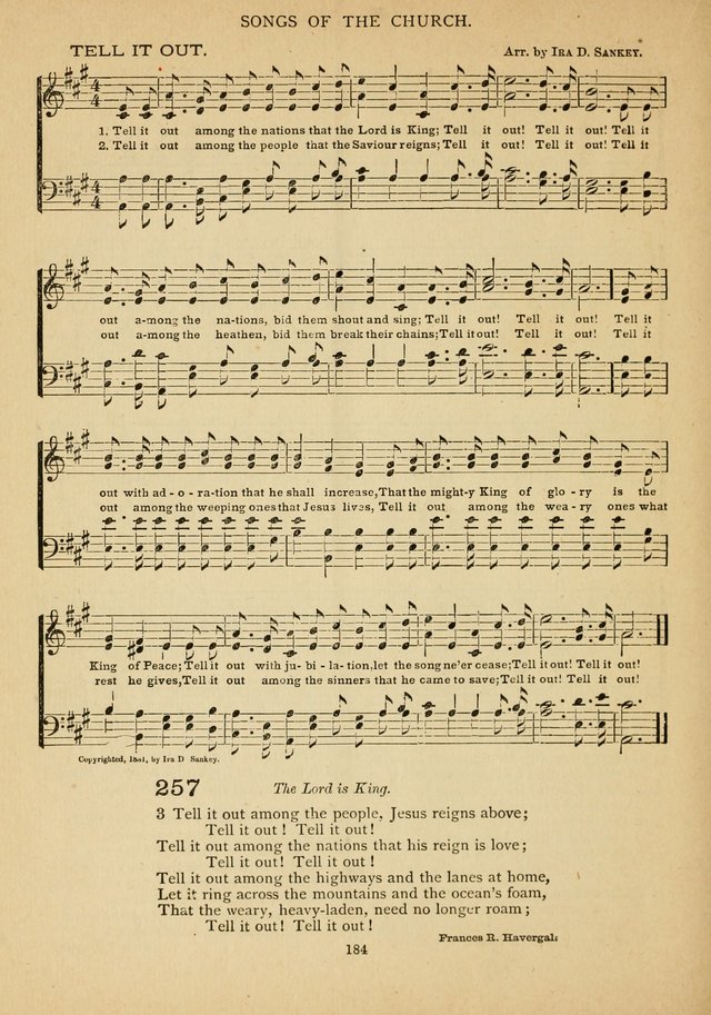 The Epworth Hymnal: containing standard hymns of the Church, songs for the Sunday-School, songs for social services, songs for the home circle, songs for special occasions page 189