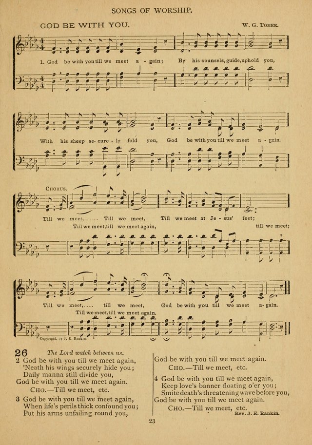 The Epworth Hymnal: containing standard hymns of the Church, songs for the Sunday-School, songs for social services, songs for the home circle, songs for special occasions page 28