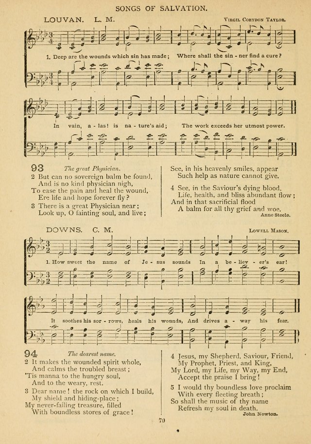 The Epworth Hymnal: containing standard hymns of the Church, songs for the Sunday-School, songs for social services, songs for the home circle, songs for special occasions page 75