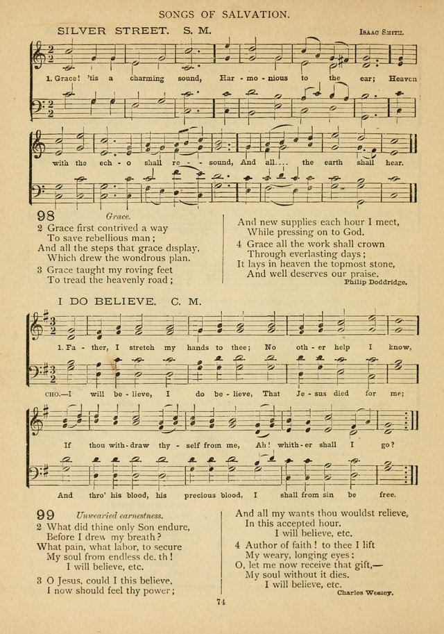 The Epworth Hymnal: containing standard hymns of the Church, songs for the Sunday-School, songs for social services, songs for the home circle, songs for special occasions page 79