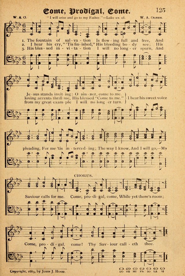 The Emory Hymnal: a collection of sacred hymns and music for use in public worship, Sunday-schools, social meetings and family worship page 123