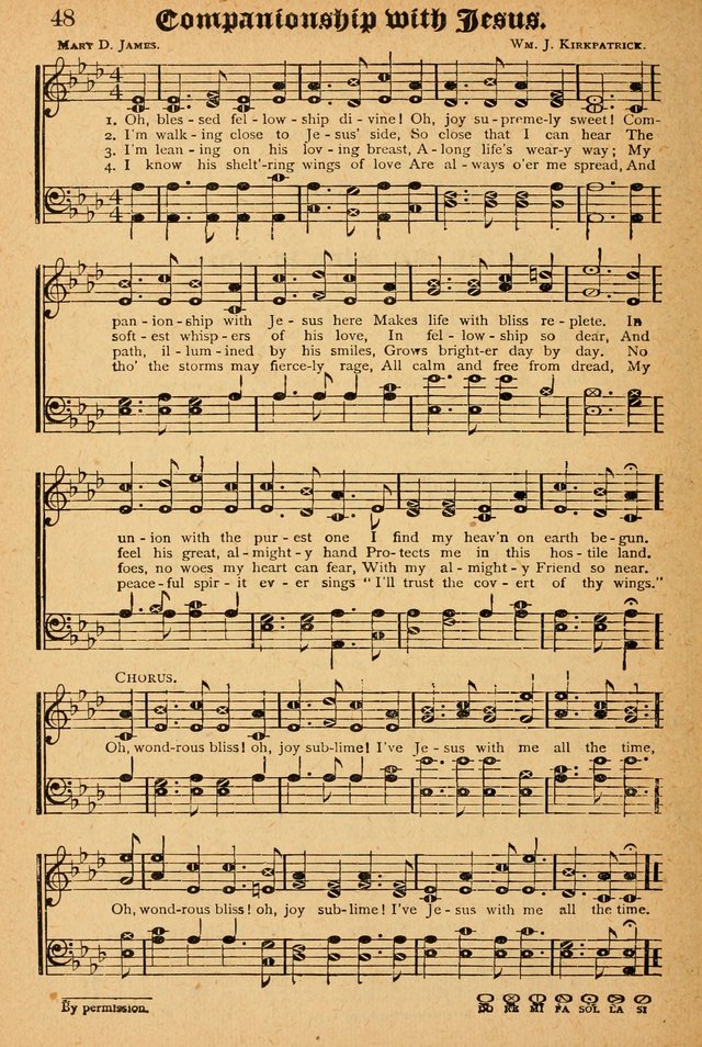 The Emory Hymnal: a collection of sacred hymns and music for use in public worship, Sunday-schools, social meetings and family worship page 48
