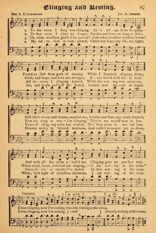 The Emory Hymnal: a collection of sacred hymns and music for use in public worship, Sunday-schools, social meetings and family worship page 87