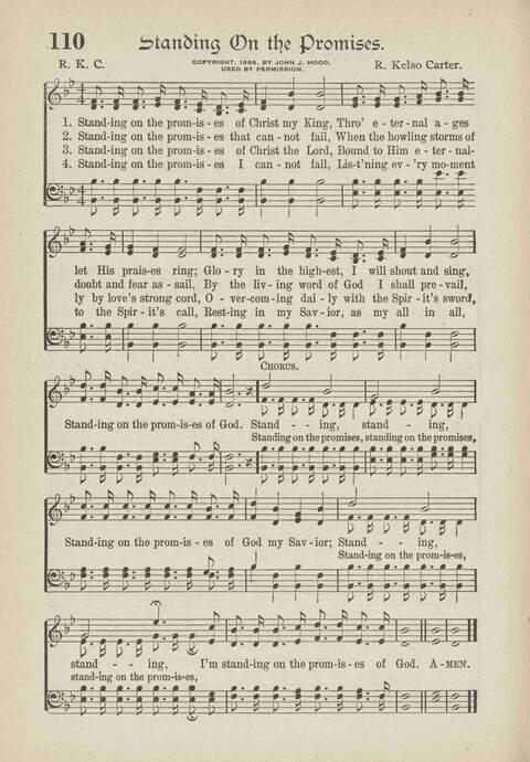 The Excell Hymnal: for the church and Sunday school page 110