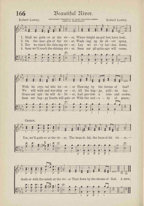 The Excell Hymnal: for the church and Sunday school page 166