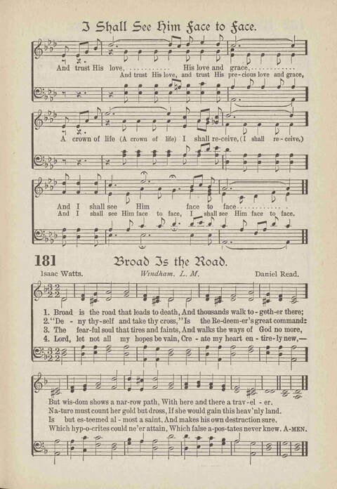 The Excell Hymnal: for the church and Sunday school page 181