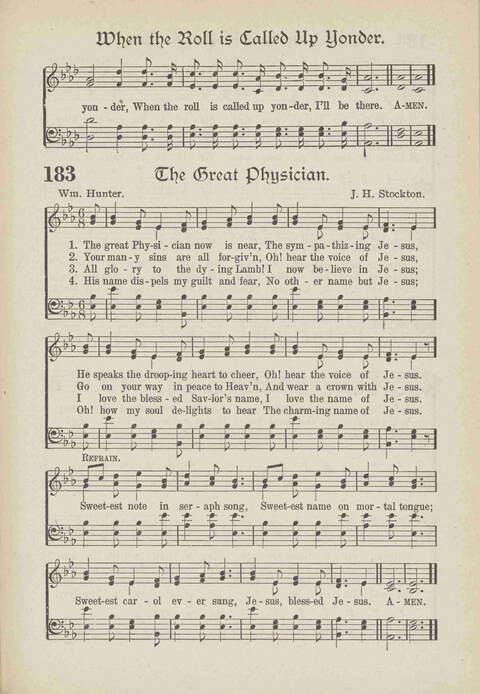 The Excell Hymnal: for the church and Sunday school page 183