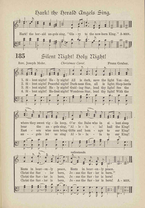 The Excell Hymnal: for the church and Sunday school page 185