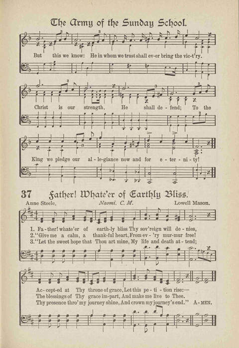 The Excell Hymnal: for the church and Sunday school page 37