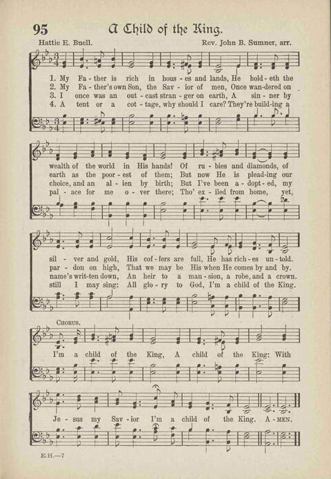 The Excell Hymnal: for the church and Sunday school page 95