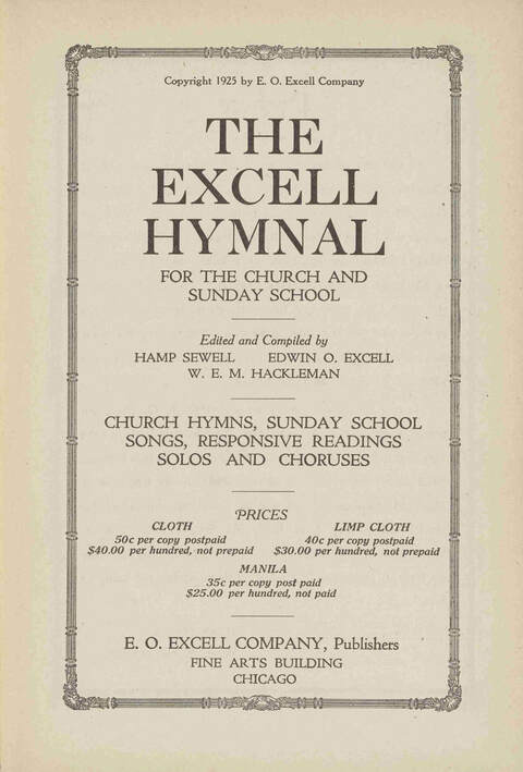 The Excell Hymnal: for the church and Sunday school page iv