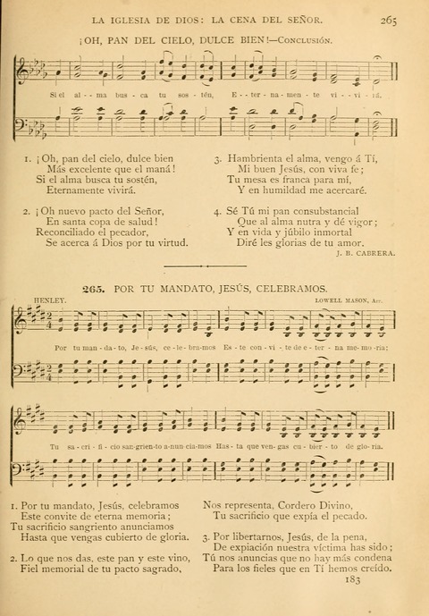 El Himnario Evangelico : Para el Uso de Todas Las Iglesias page 180