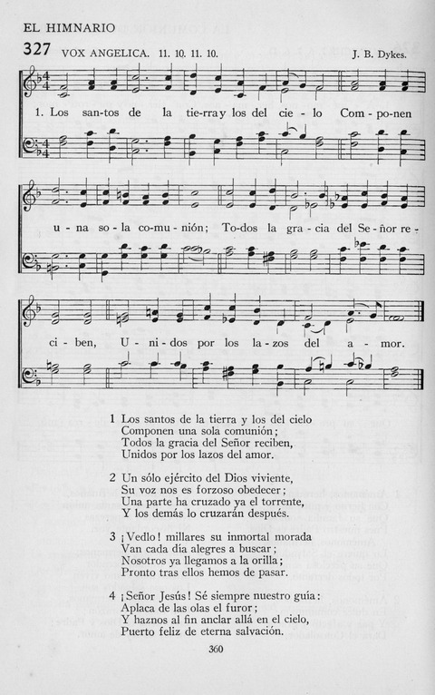 El Himnario para el uso de las Iglesias Evangelicas de Habla Espanola en Todo el Mundo page 360