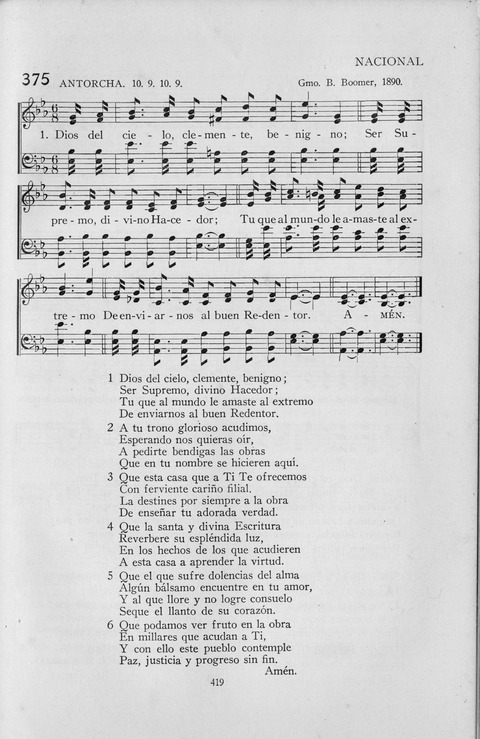 El Himnario para el uso de las Iglesias Evangelicas de Habla Espanola en Todo el Mundo page 420
