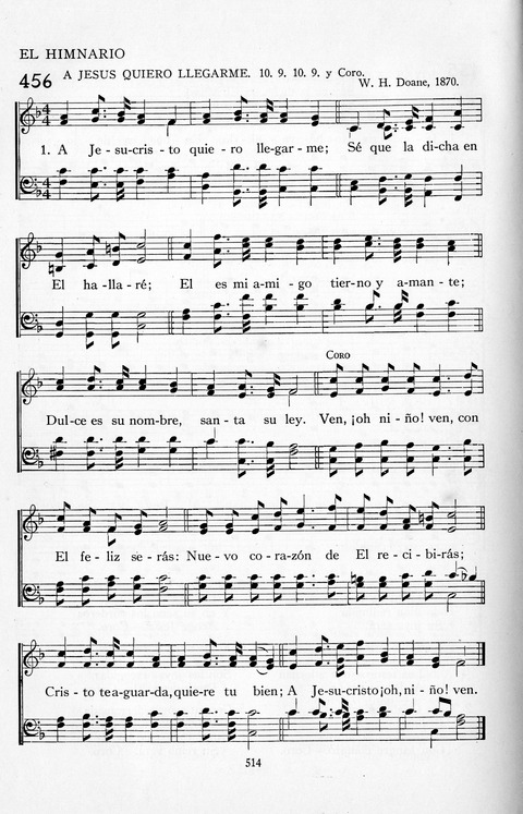 El Himnario para el uso de las Iglesias Evangelicas de Habla Espanola en Todo el Mundo page 515