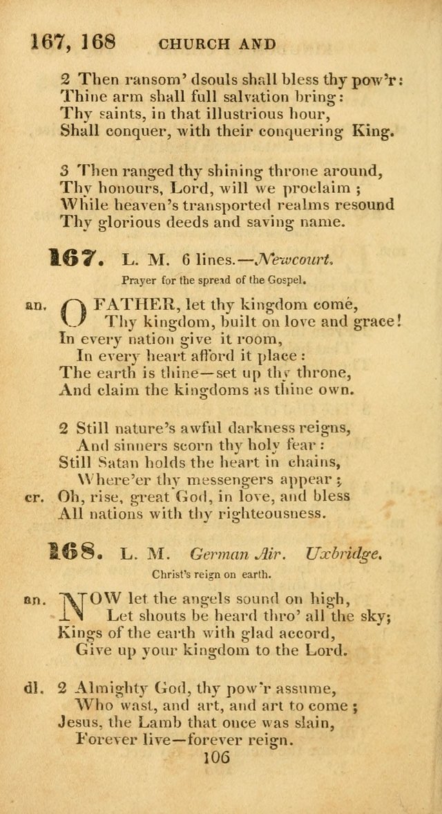 Evangelical Hymns: original and selected: designed for the use of families and private circles; for social prayer meetings, seasons of revival or oother occasions of special interest page 102