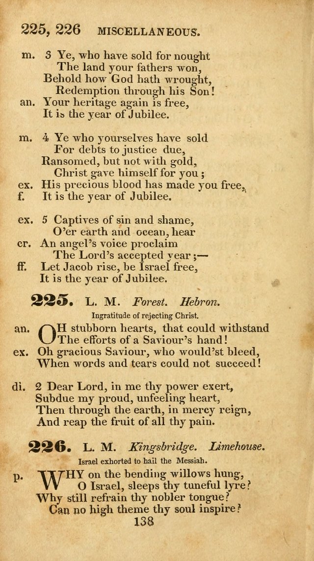 Evangelical Hymns: original and selected: designed for the use of families and private circles; for social prayer meetings, seasons of revival or oother occasions of special interest page 134