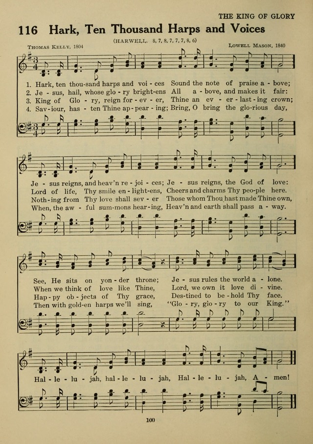 Elmhurst Hymnal: and orders of worship for the Sunday school, young people