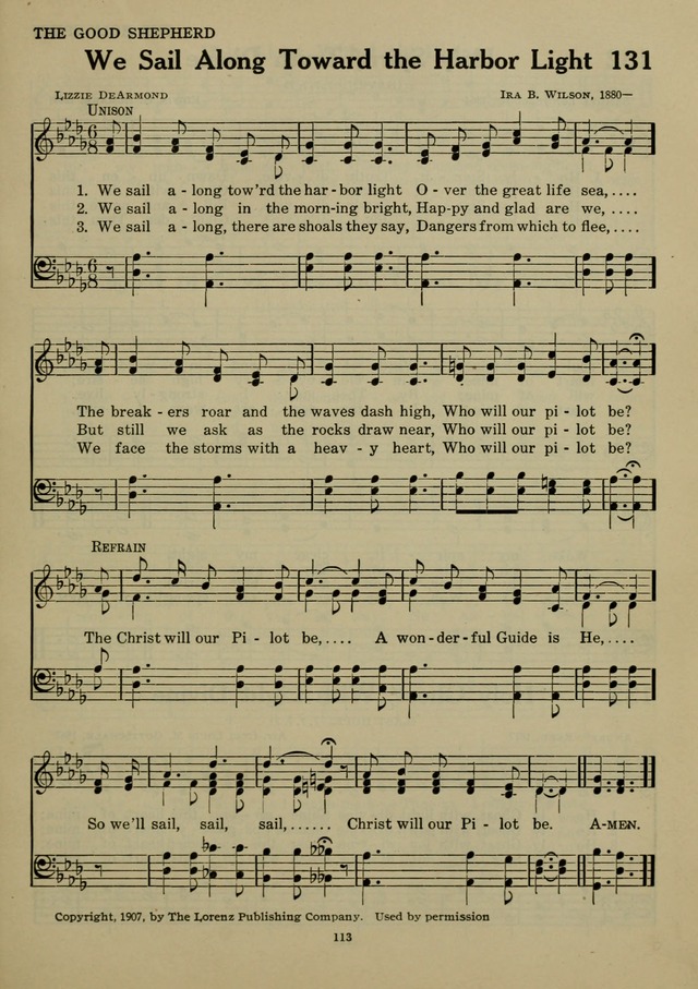 Elmhurst Hymnal: and orders of worship for the Sunday school, young people