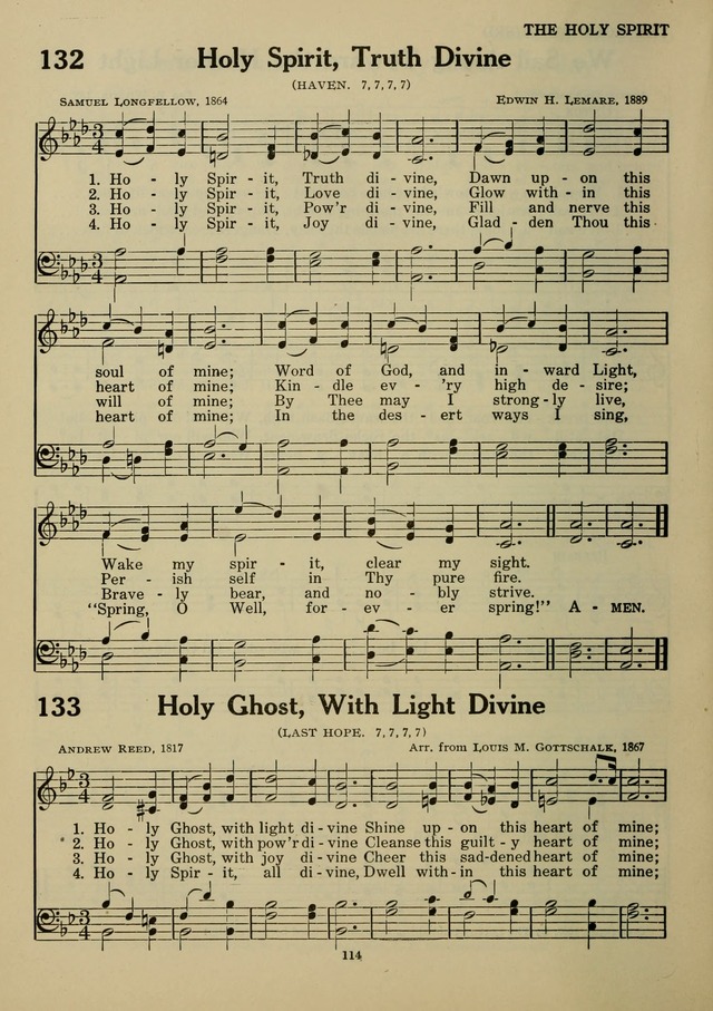 Elmhurst Hymnal: and orders of worship for the Sunday school, young people