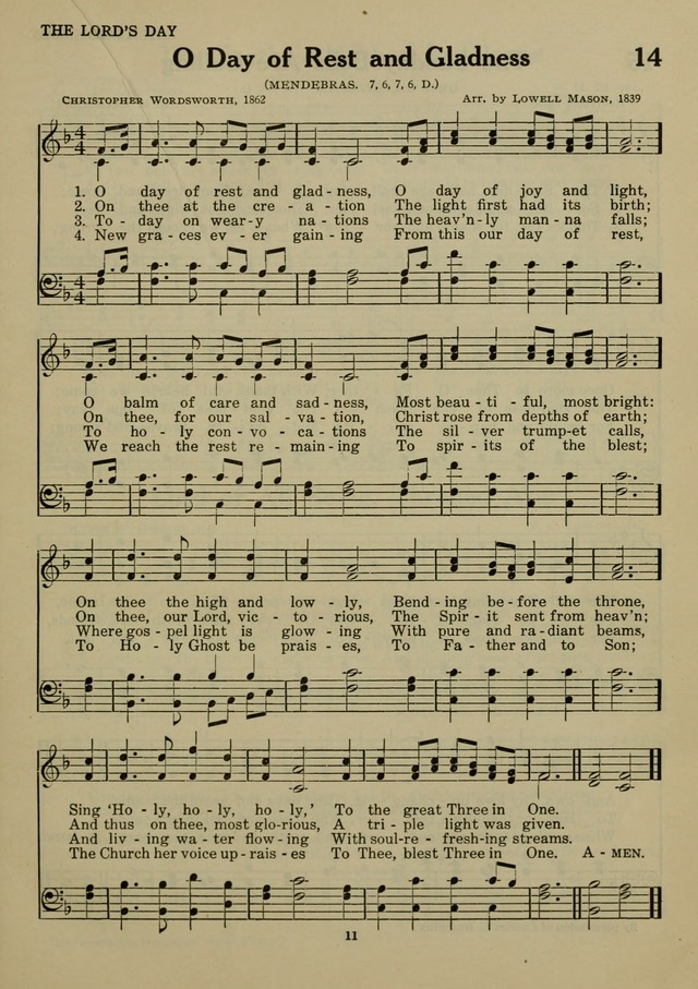 Elmhurst Hymnal: and orders of worship for the Sunday school, young people
