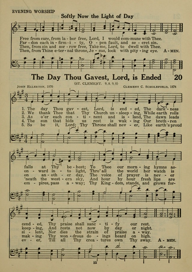 Elmhurst Hymnal: and orders of worship for the Sunday school, young people