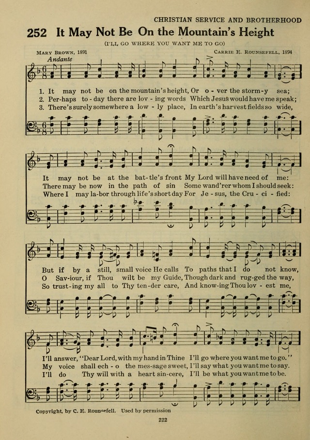 Elmhurst Hymnal: and orders of worship for the Sunday school, young people