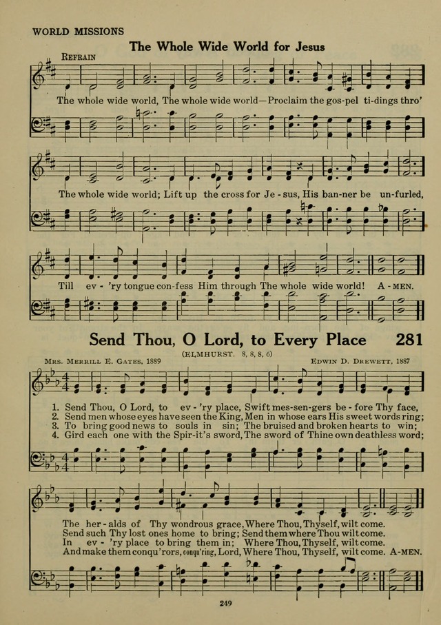 Elmhurst Hymnal: and orders of worship for the Sunday school, young people