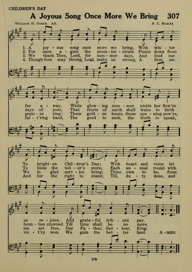 Elmhurst Hymnal: and orders of worship for the Sunday school, young people