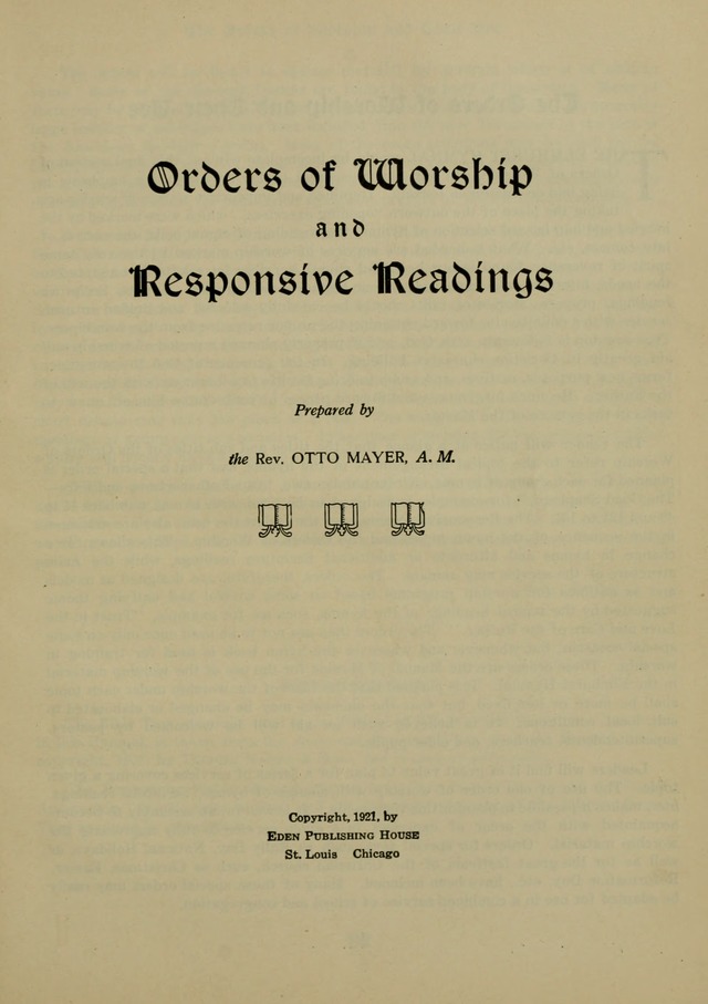 Elmhurst Hymnal: and orders of worship for the Sunday school, young people