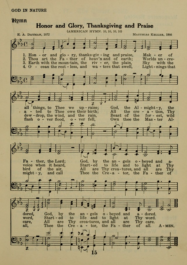 Elmhurst Hymnal: and orders of worship for the Sunday school, young people