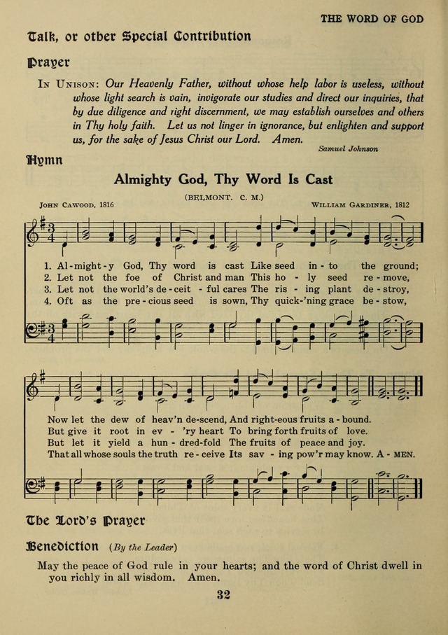 Elmhurst Hymnal: and orders of worship for the Sunday school, young people