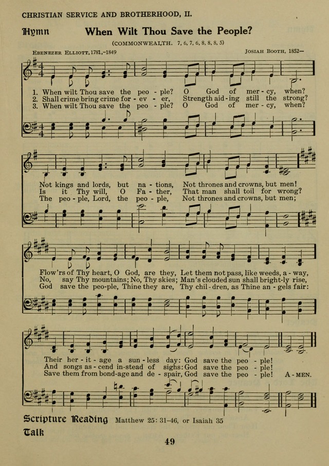 Elmhurst Hymnal: and orders of worship for the Sunday school, young people