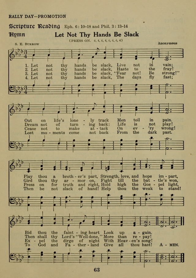 Elmhurst Hymnal: and orders of worship for the Sunday school, young people