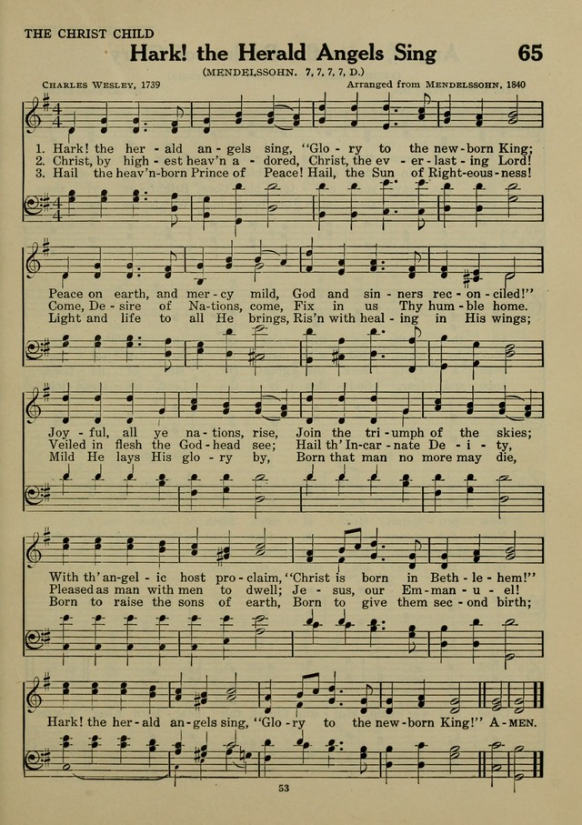 Elmhurst Hymnal: and orders of worship for the Sunday school, young people