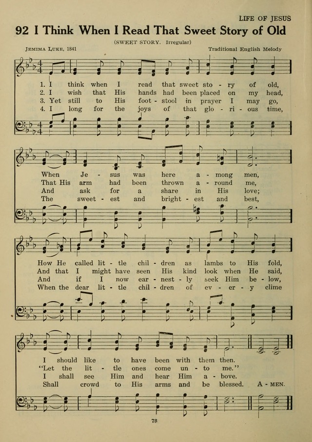 Elmhurst Hymnal: and orders of worship for the Sunday school, young people