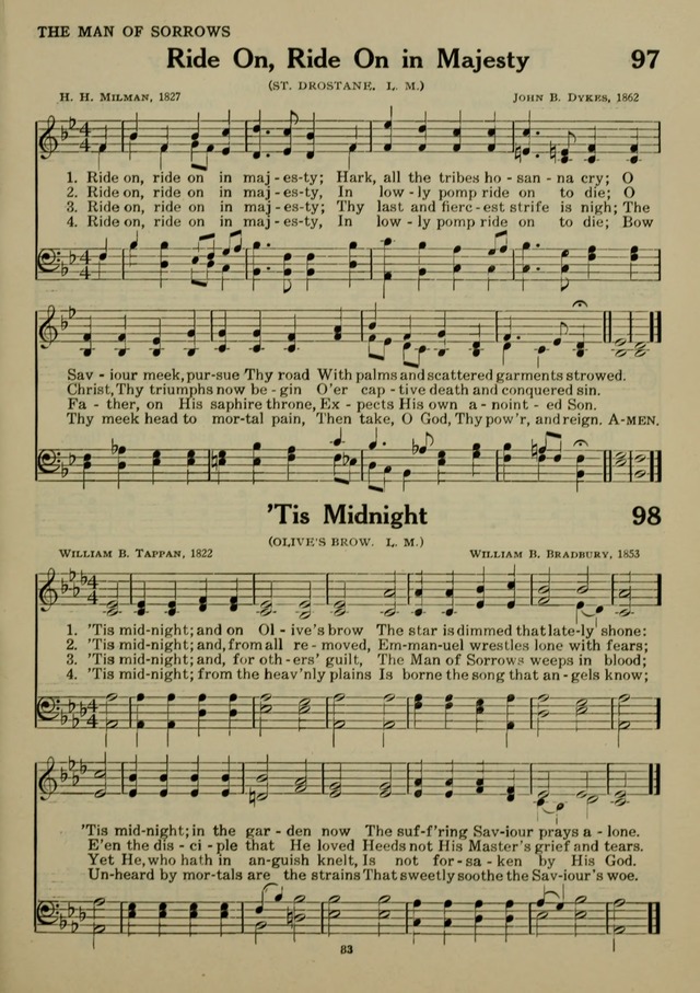 Elmhurst Hymnal: and orders of worship for the Sunday school, young people