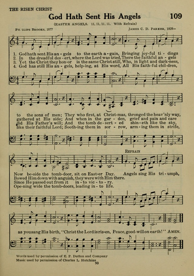 Elmhurst Hymnal: and orders of worship for the Sunday school, young people