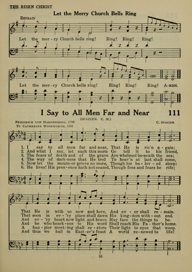 Elmhurst Hymnal: and orders of worship for the Sunday school, young people