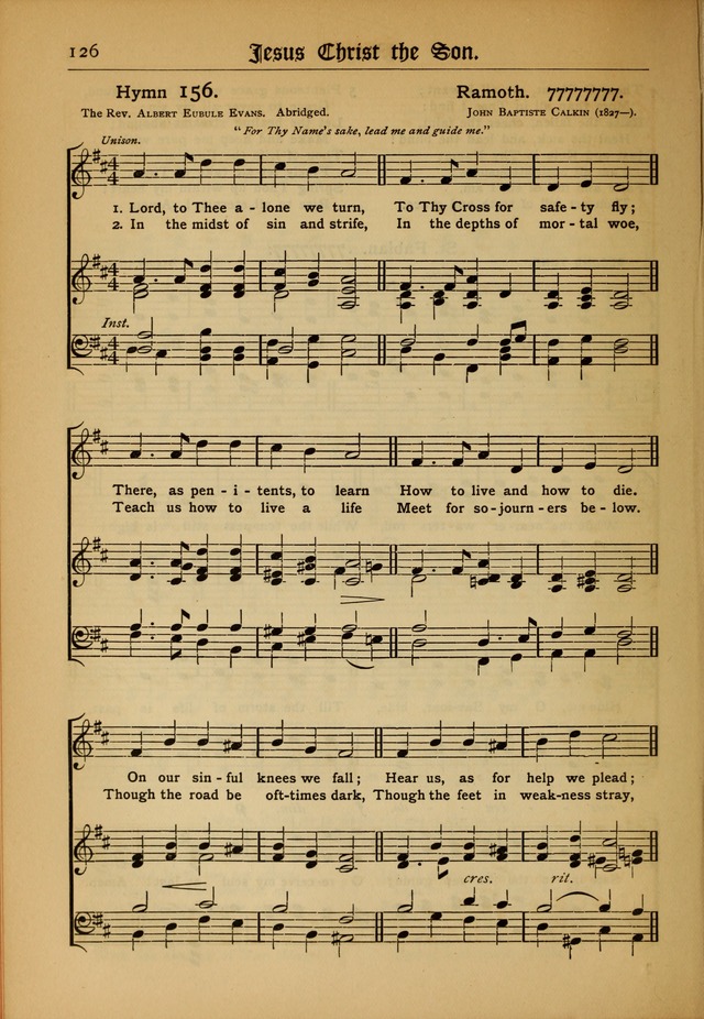 The Evangelical Hymnal with Tunes page 128