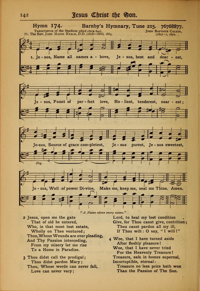 The Evangelical Hymnal with Tunes page 144