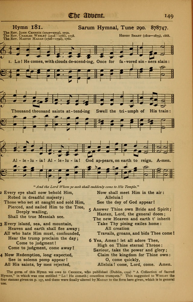 The Evangelical Hymnal with Tunes page 151
