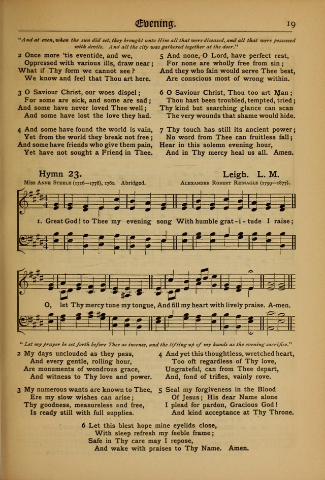 The Evangelical Hymnal with Tunes page 21